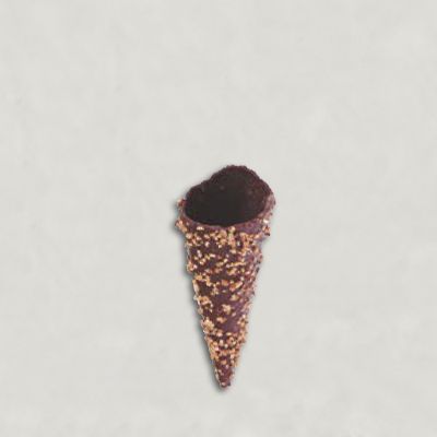 Mini-Waffeltörtchen (60 mm) – schwarz, mit Servieraufsteller – 35 Stück