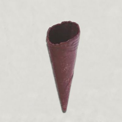 Mini-Waffeltörtchen (60 mm) – schwarz, mit Servieraufsteller – 35 Stück